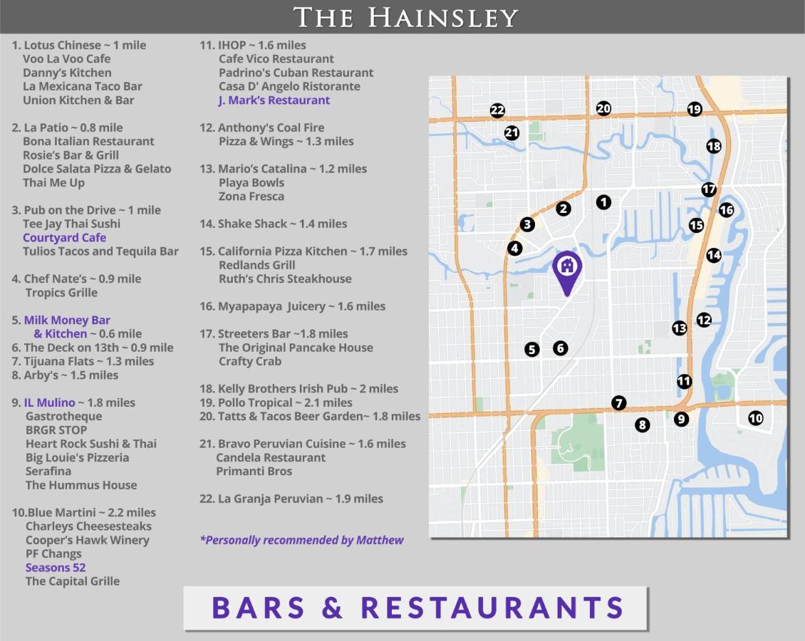 Hainsley Apartments At 1645 Fort Lauderdale Kültér fotó